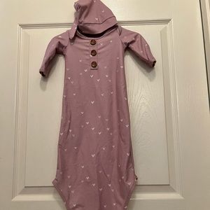 Knot gown for baby girl. Caden Lane brand. Wore once. Excellent condition